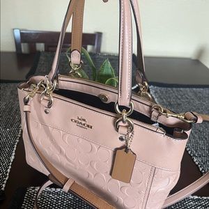 Coach Small Brooke Carryall in Nude Pink